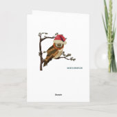 Carte de Noël à rayures (Dos)