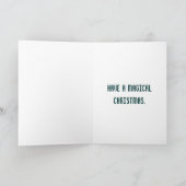 Carte de Noël à rayures (Intérieur)
