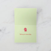 Carte de Noël à Ruban Rétro (Intérieur)