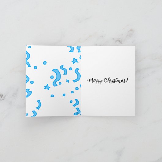 Carte de Noël à thème animal personnalisé (Intérieur)