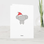 Carte de Noël à thème Cute Covid - Personnaliser (Dos)