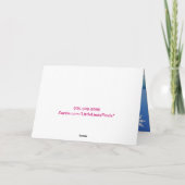 Carte de Noël à thème de la plage personnalisée (Dos)