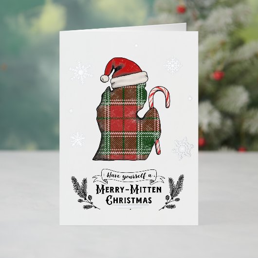 Carte de Noël à thème Michigan (Vacances In Situ)