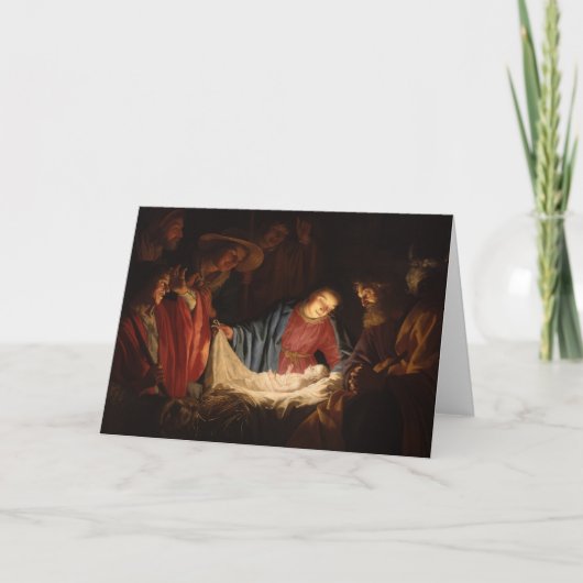 Carte de Noël à thème religieux (Devant)