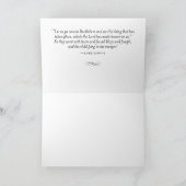 Carte de Noël à thème religieux (Intérieur)