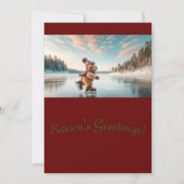 Carte de Noël à thème Teddy Bear (Devant)