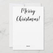 Carte de Noël à trois sages (Dos)