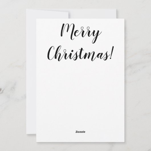 Carte de Noël à trois sages (Dos)