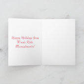 Carte de Noël à trous Woods (Intérieur)