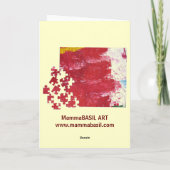 Carte de Noël Abstraite ! (Dos)