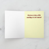 Carte de Noël Abstraite ! (Intérieur)