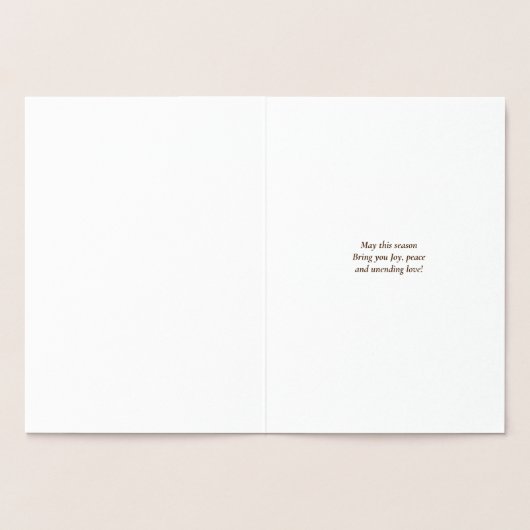 Carte de Noël Adinkra (Intérieur)