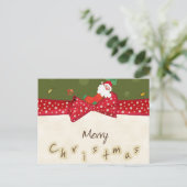 Carte de Noël adorable (Debout devant)