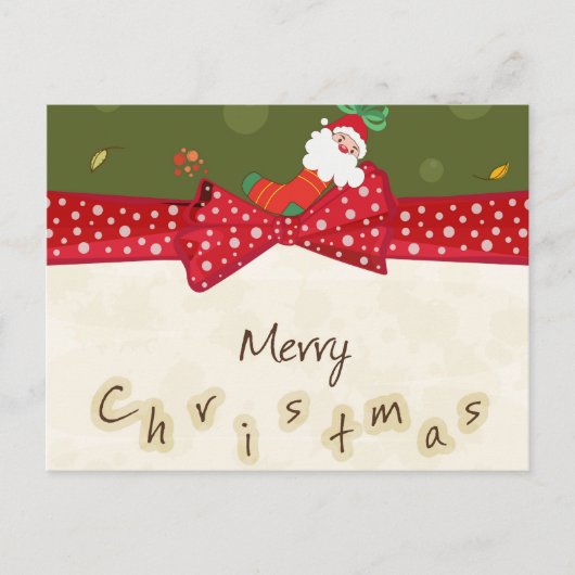 Carte de Noël adorable (Devant)