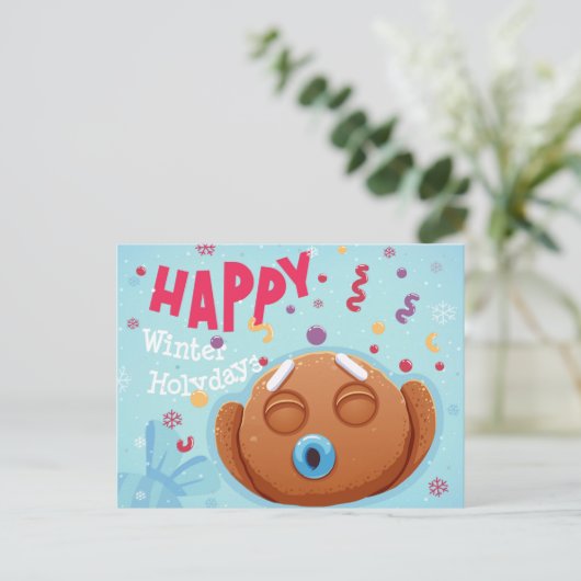 Carte de Noël adorable (Debout devant)