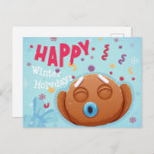 Carte de Noël adorable (Devant / Derrière)