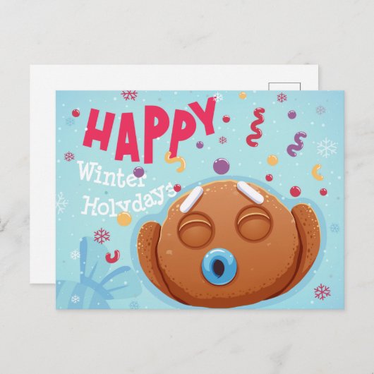 Carte de Noël adorable (Devant / Derrière)