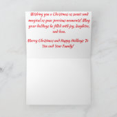 Carte de Noël adorable pour bébé (Intérieur)