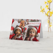 Carte de Noël adorable pour bébé (Fleur jaune)