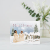 Carte de Noël afro-américaine (Debout devant)