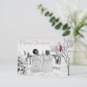 Carte de Noël afro-américaine (Debout devant)