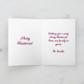 Carte de Noël afro-américaine vintage (Intérieur)