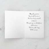 Carte de Noël afro-américaine vintage (Intérieur)