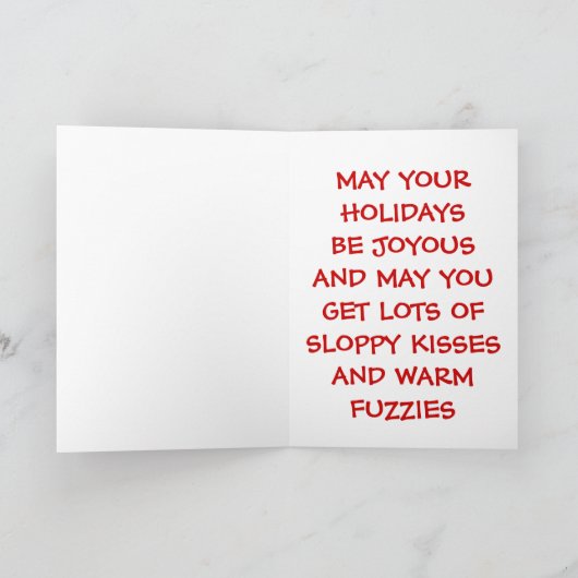 CARTE DE NOËL AIREDALE (Intérieur)