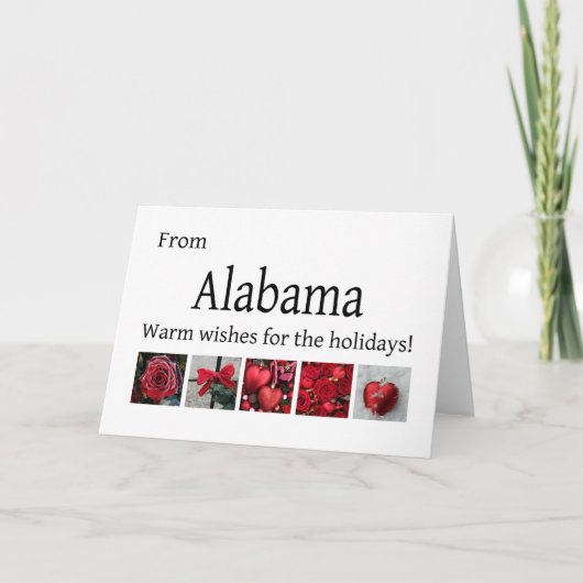 Carte de Noël Alabama, préciser (Devant)