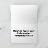 Carte de Noël Albino Reindeer (Intérieur)