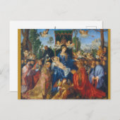 Carte de Noël Albrecht Dürer 1506 Carte postale (Devant / Derrière)