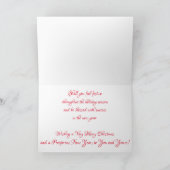 Carte de Noël "Alimagnet Candy Cane" (Intérieur)