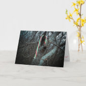 Carte de Noël "Alimagnet Candy Cane" (Fleur jaune)
