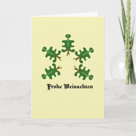 Carte de Noël allemande (Devant)