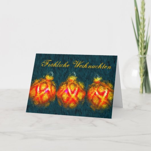 Carte de Noël allemande (Devant)