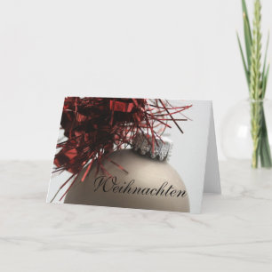 Carte de Noël allemande Frohe Weihnachten