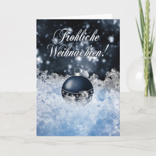 Carte de Noël allemande - und de Gesegnete (Devant)