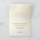 Carte de Noël 'Allez dire aux montagnes' (Intérieur)