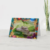 Carte de Noël Alligator (Devant)