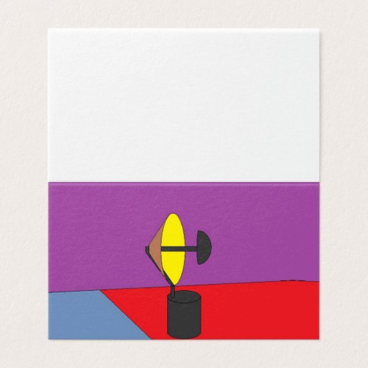 Carte de Noël Allume (Outside Unfolded)