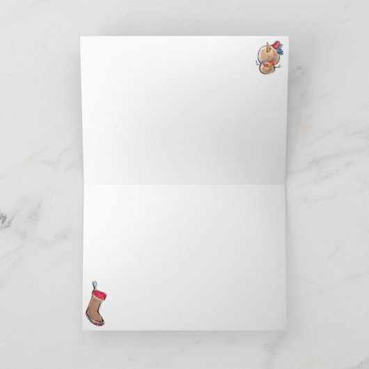 Carte de Noël Aloha (Intérieur)