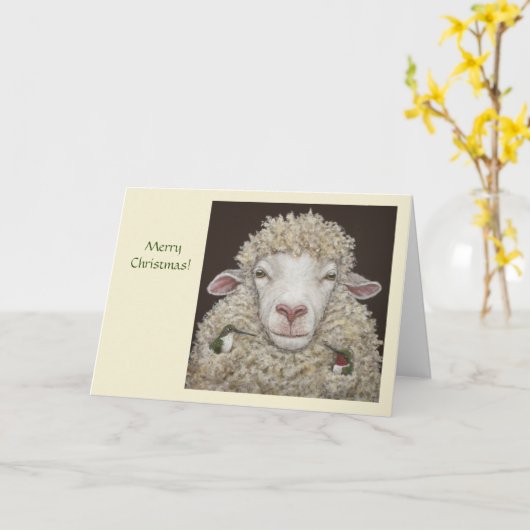 Carte de Noël "Along for the Ride" (Fleur jaune)