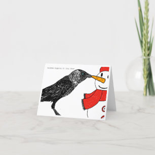 Carte de Noël alternative - Jackdaw