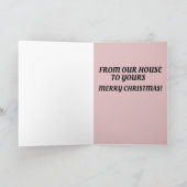 CARTE DE NOËL AMÉRICAIN GOTHIQUE  (Intérieur)