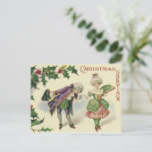 CARTE DE NOËL AMÉRICAINE. (Debout devant)