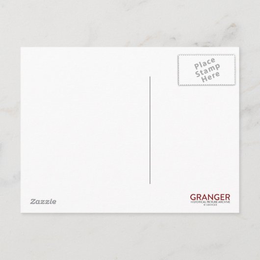 CARTE DE NOËL AMÉRICAINE. (Dos)