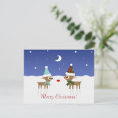 Carte de Noël Amis des Rennes (Debout devant)
