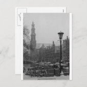 Carte de Noël Amsterdam (Devant / Derrière)