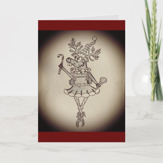 Carte de Noël amusante (Devant)