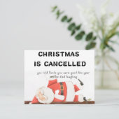 Carte de Noël amusante (Debout devant)